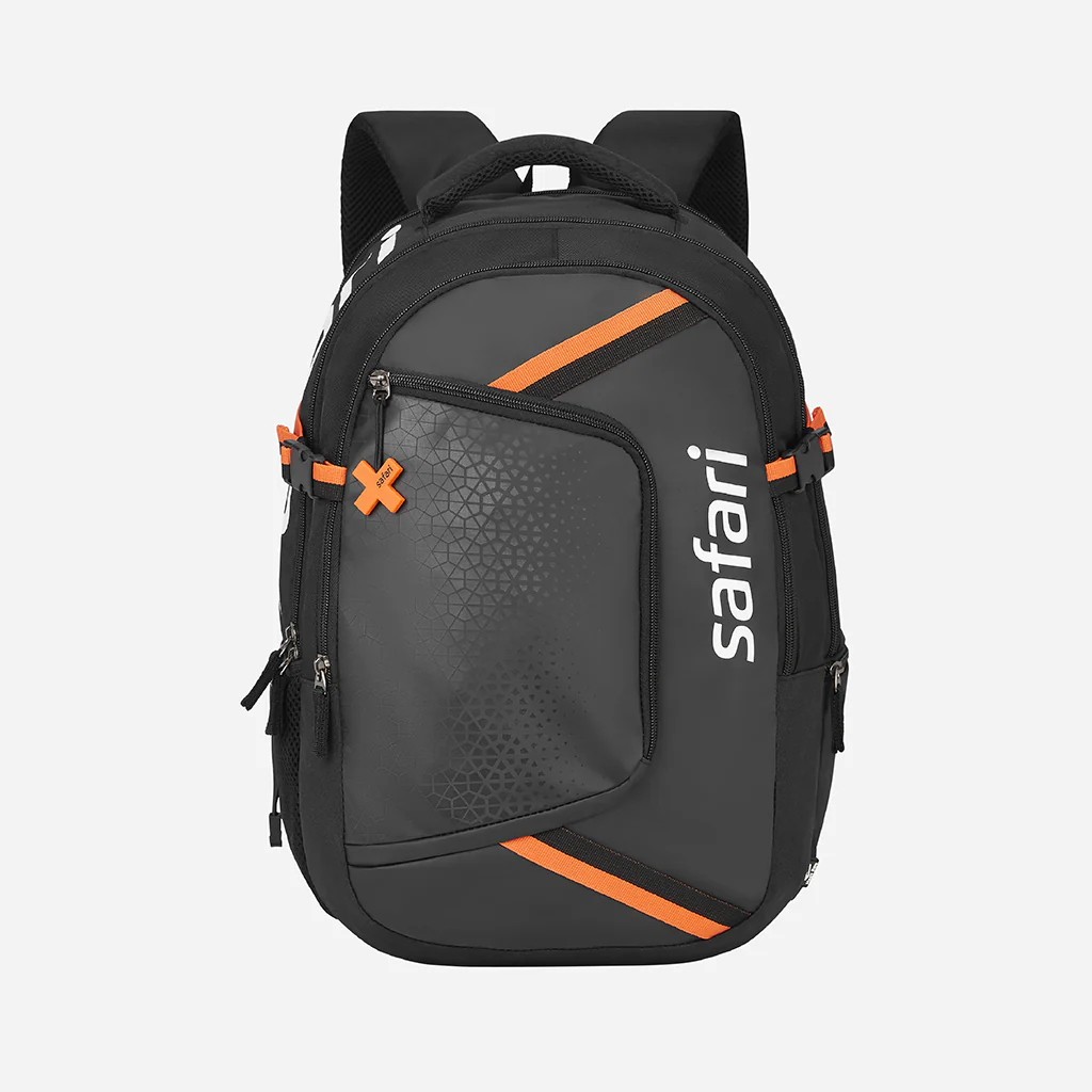 Safari Aero 38L Black School Backpack with Raincover - Image 3