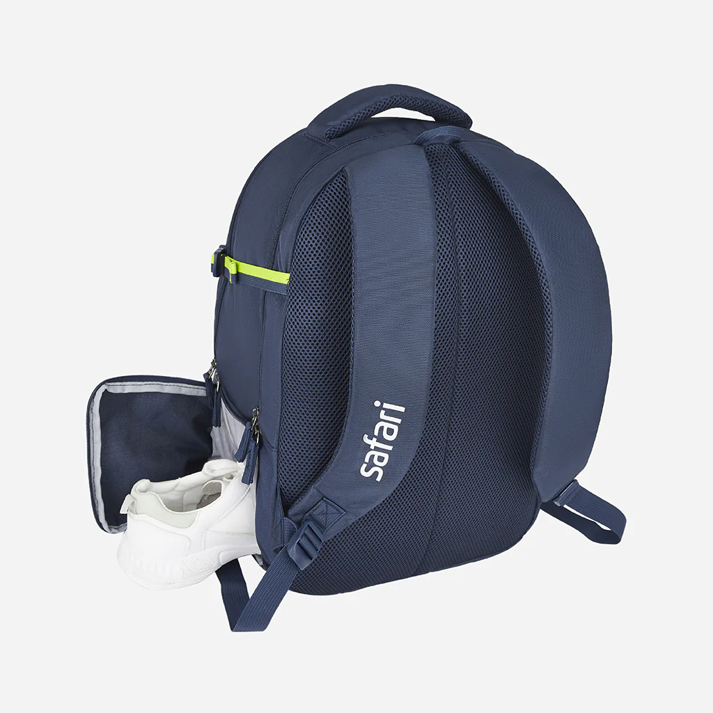 Safari Aero 1 38L Blue School Backpack with Raincover - Image 8