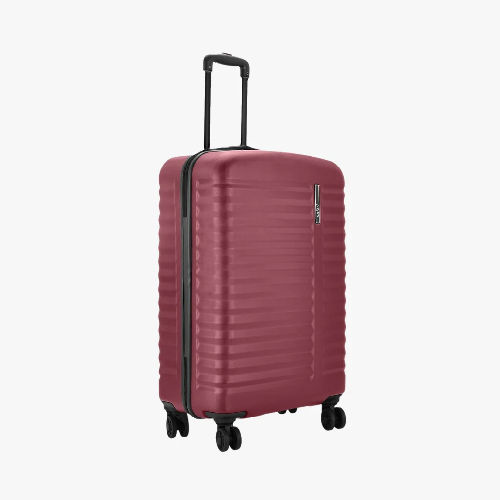 Safari Altius 4W Wine Red Trolley Bag with Dual Wheels - Image 2