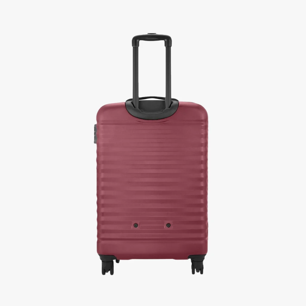 Safari Altius 4W Wine Red Trolley Bag with Dual Wheels - Image 3