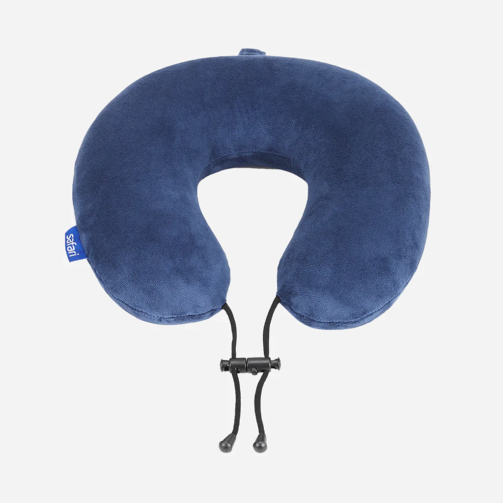 Safari Safari Basic Neck Pillow With Washable Cover - Blue - Image 2