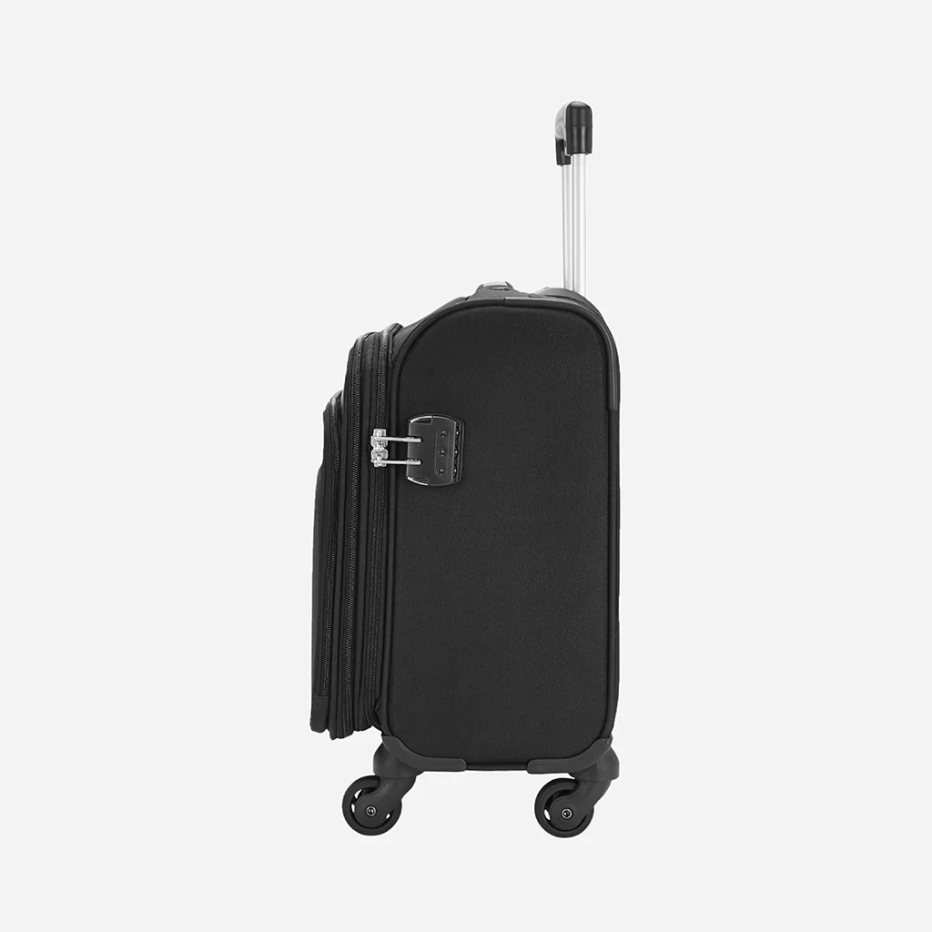 Safari Brighton Black Overnighter Laptop Trolley Bag with Fixed Combination Lock - Image 6