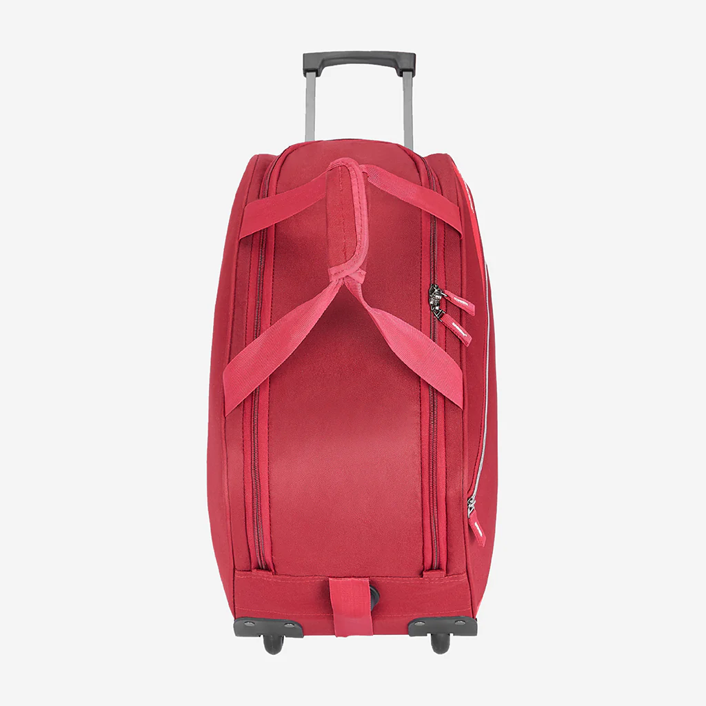 Safari Red Buzz Rolling Duffle Bag With Wheels - Image 17