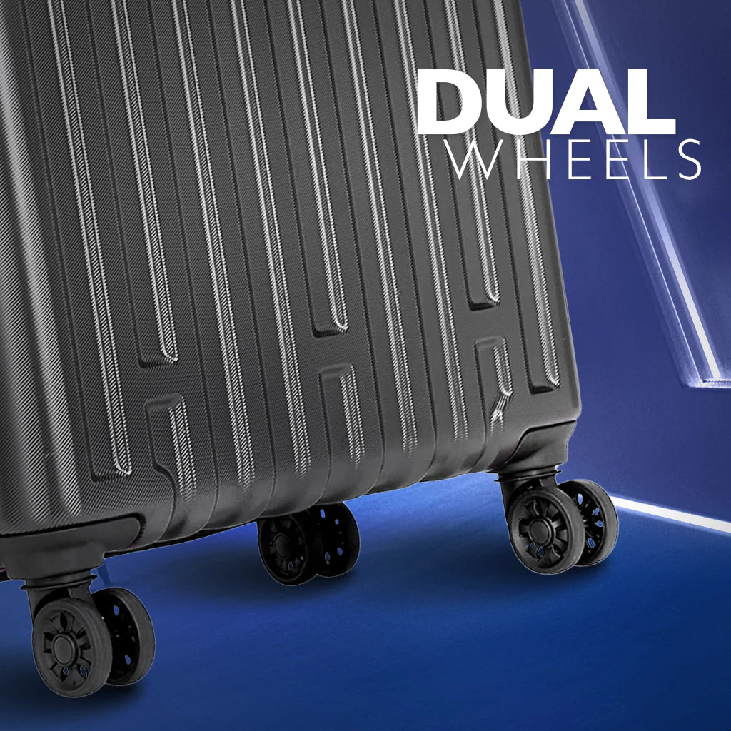 Cargo Max Hard Luggage Combo (Cabin, Medium and Large) - Gun Metal - Image 4