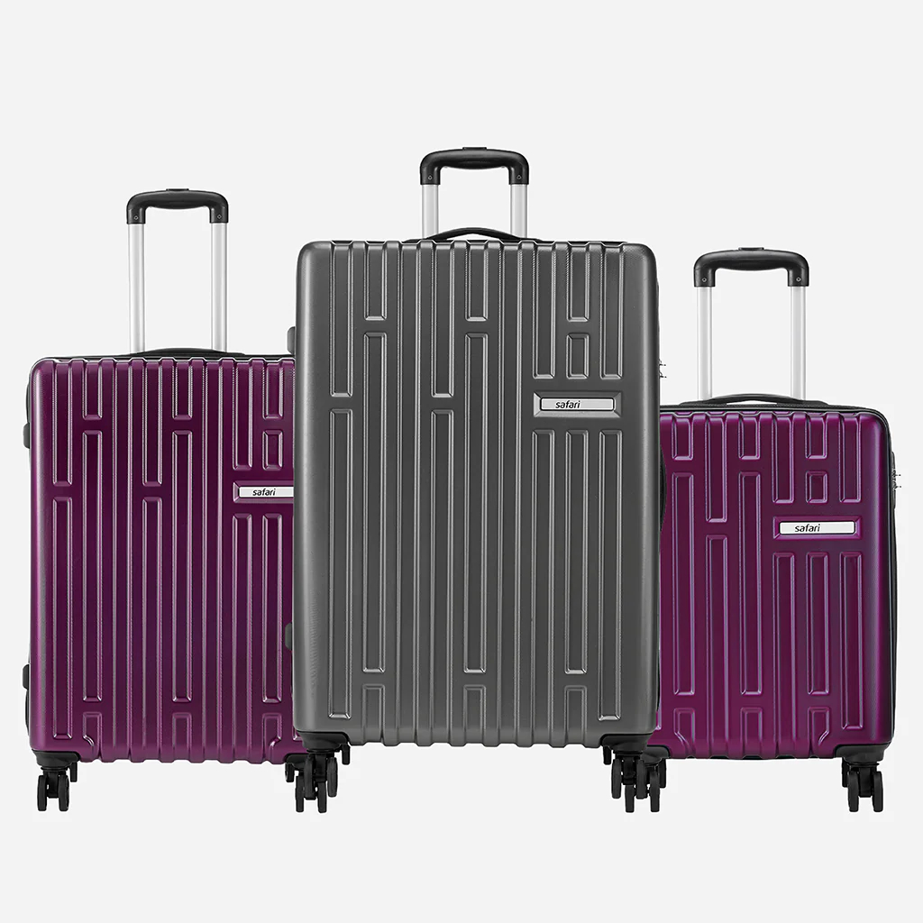 Safari Cargo Neo Set of 3 TSA Lock Trolley Bags with 360° Wheels - Image 10