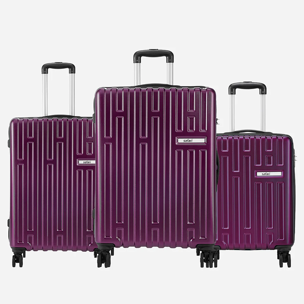 Safari Cargo Neo Set of 3 TSA Lock Trolley Bags with 360° Wheels - Image 11