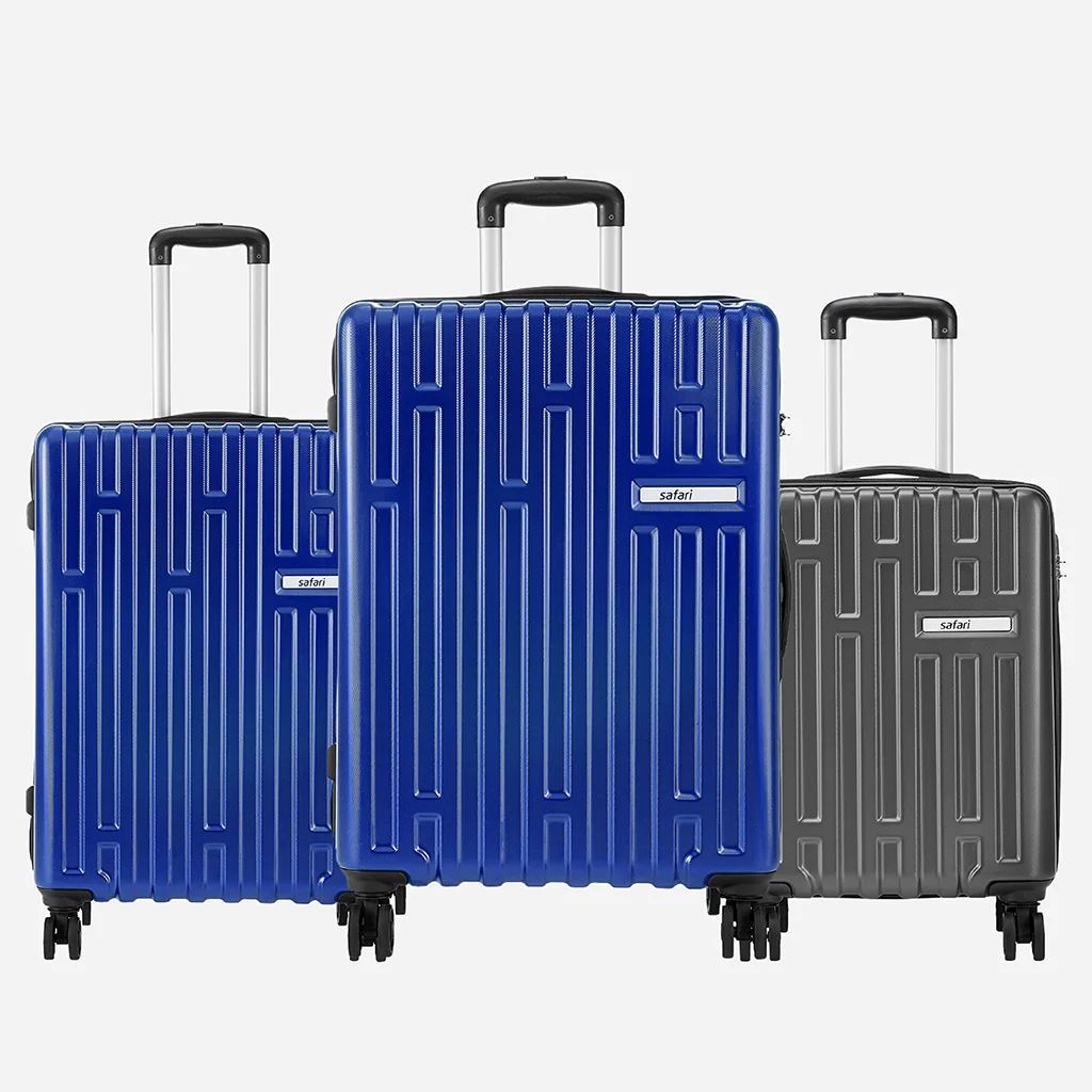 Safari Cargo Neo Set of 3 TSA Lock Trolley Bags with 360° Wheels - Image 12