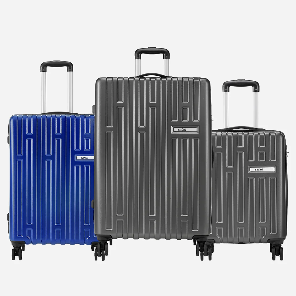 Safari Cargo Neo Set of 3 TSA Lock Trolley Bags with 360° Wheels - Image 13