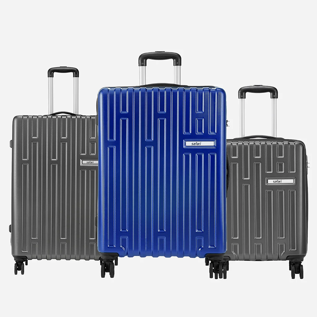 Safari Cargo Neo Set of 3 TSA Lock Trolley Bags with 360° Wheels - Image 15