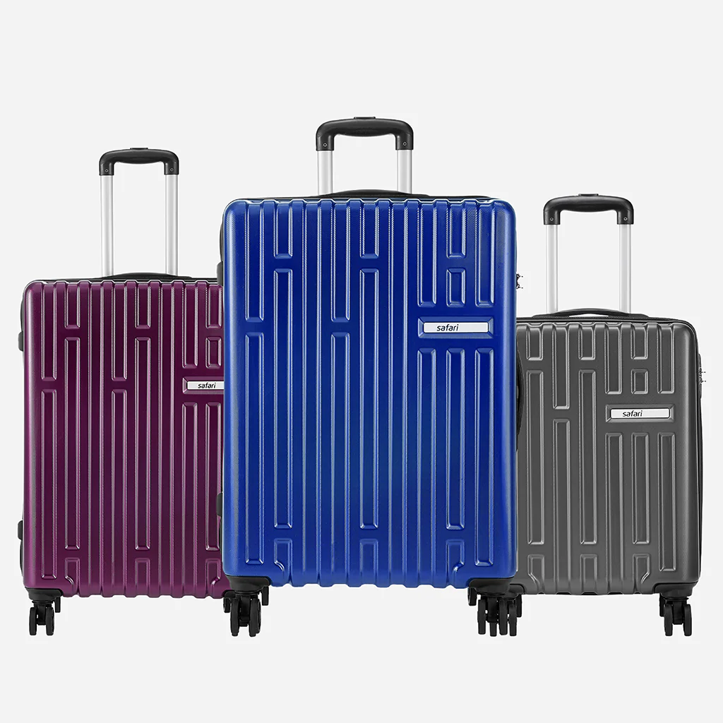 Safari Cargo Neo Set of 3 TSA Lock Trolley Bags with 360° Wheels - Image 18