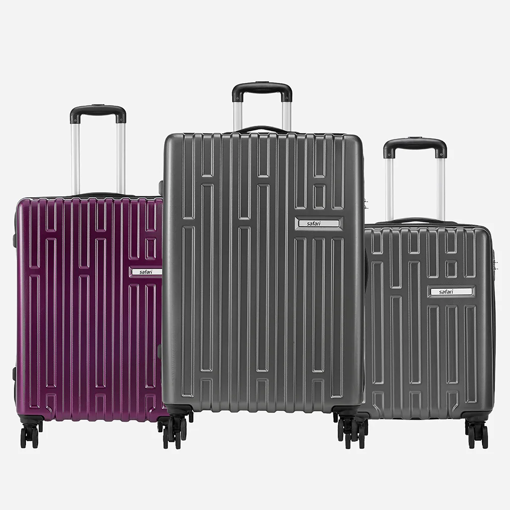 Safari Cargo Neo Set of 3 TSA Lock Trolley Bags with 360° Wheels - Image 19