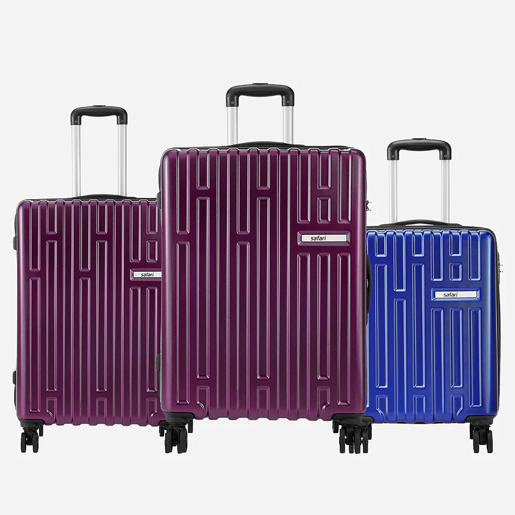 Safari Cargo Neo Set of 3 TSA Lock Trolley Bags with 360° Wheels - Image 2