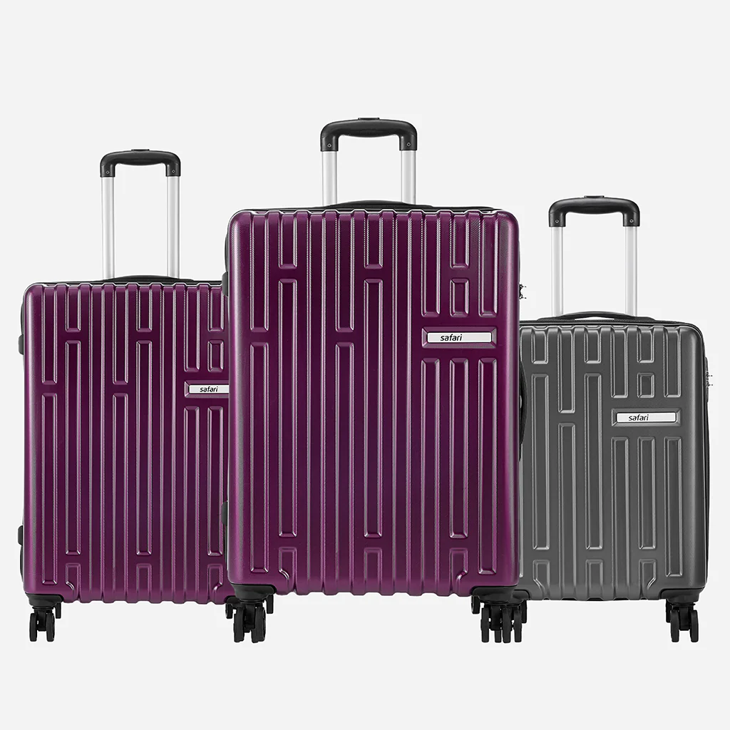 Safari Cargo Neo Set of 3 TSA Lock Trolley Bags with 360° Wheels - Image 20