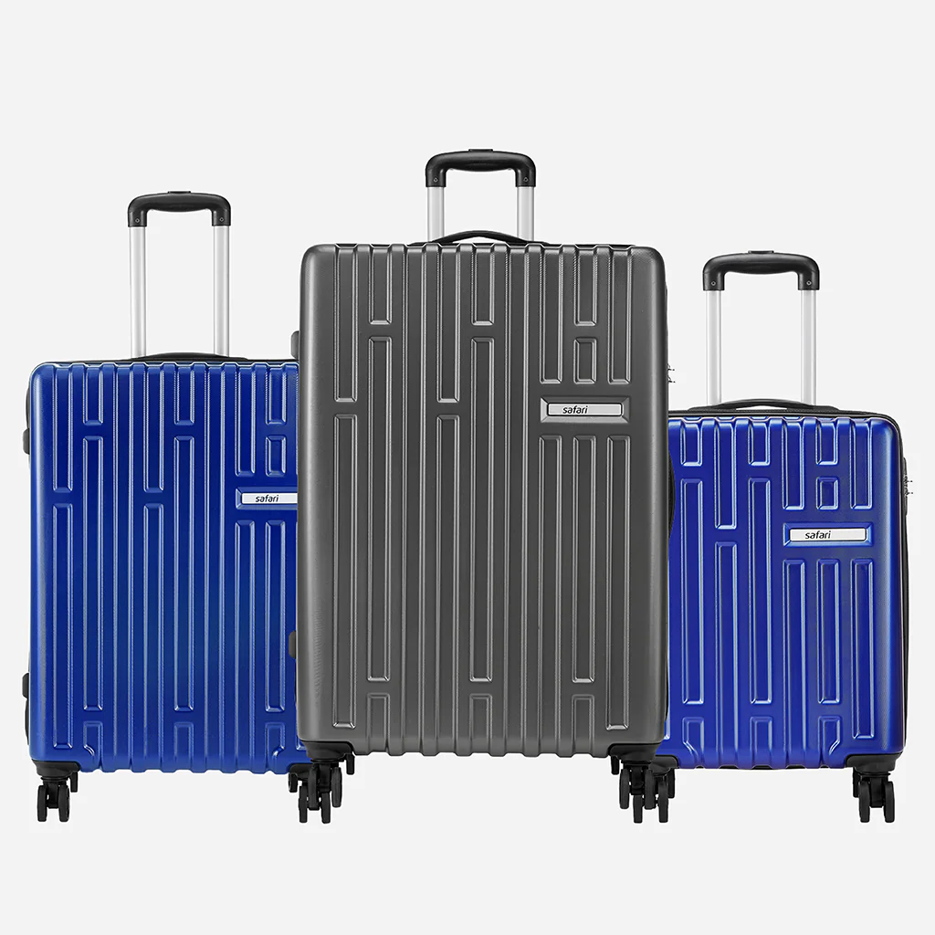 Safari Cargo Neo Set of 3 TSA Lock Trolley Bags with 360° Wheels - Image 22