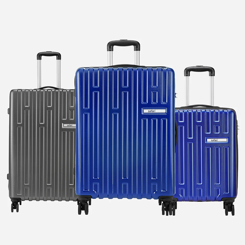 Safari Cargo Neo Set of 3 TSA Lock Trolley Bags with 360° Wheels - Image 24
