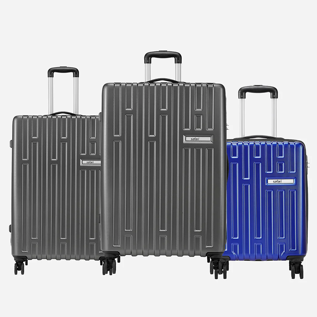 Safari Cargo Neo Set of 3 TSA Lock Trolley Bags with 360° Wheels - Image 25