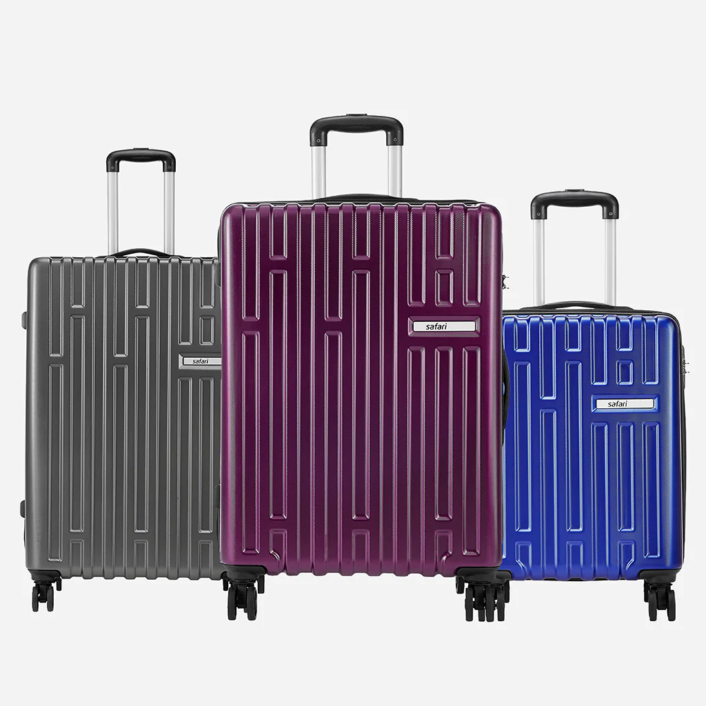 Safari Cargo Neo Set of 3 TSA Lock Trolley Bags with 360° Wheels - Image 26