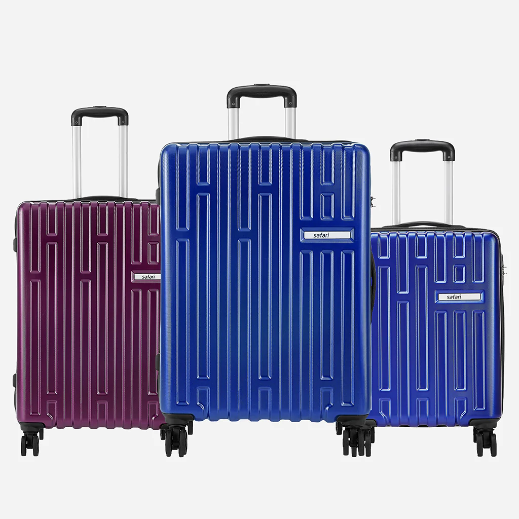 Safari Cargo Neo Set of 3 TSA Lock Trolley Bags with 360° Wheels - Image 27