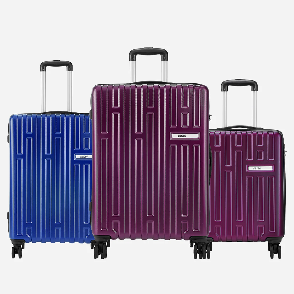 Safari Cargo Neo Set of 3 TSA Lock Trolley Bags with 360° Wheels - Image 5