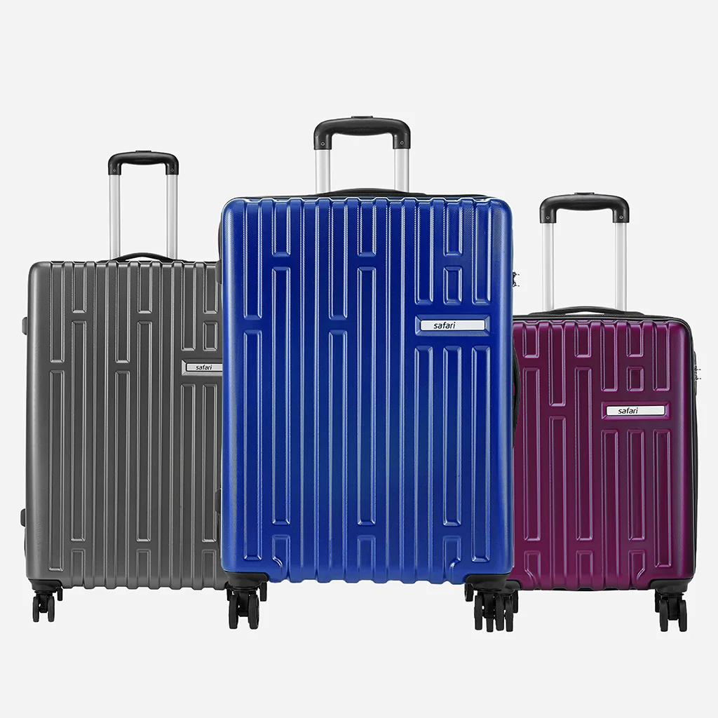 Safari Cargo Neo Set of 3 TSA Lock Trolley Bags with 360° Wheels - Image 6