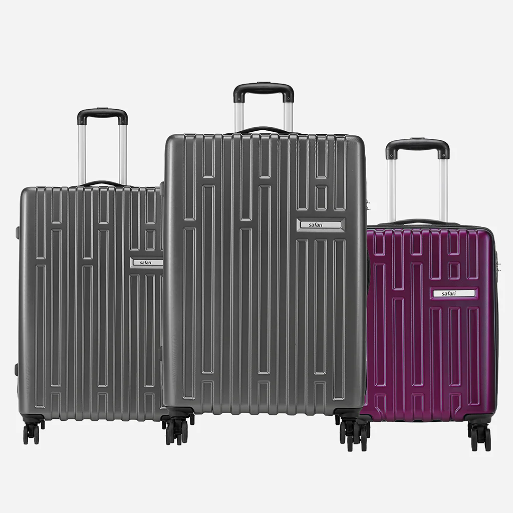 Safari Cargo Neo Set of 3 TSA Lock Trolley Bags with 360° Wheels - Image 7