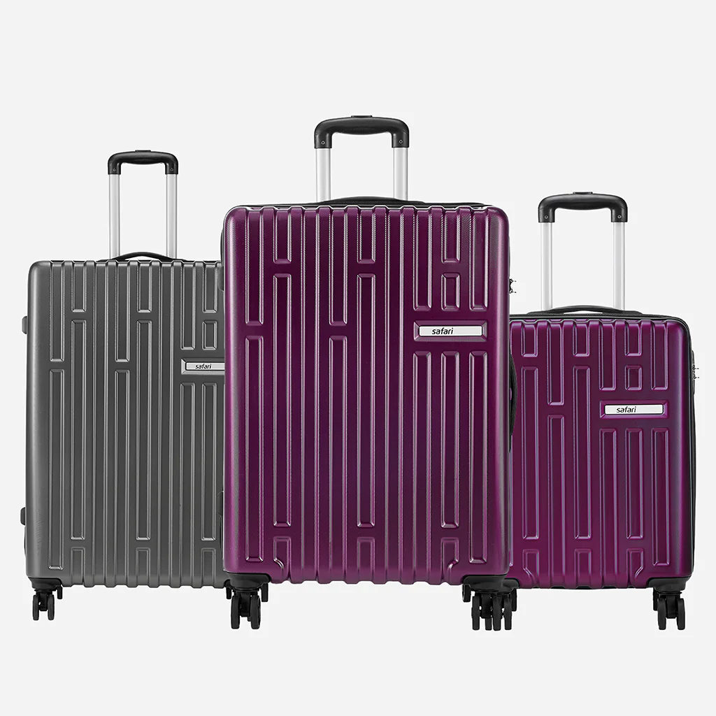 Safari Cargo Neo Set of 3 TSA Lock Trolley Bags with 360° Wheels - Image 8