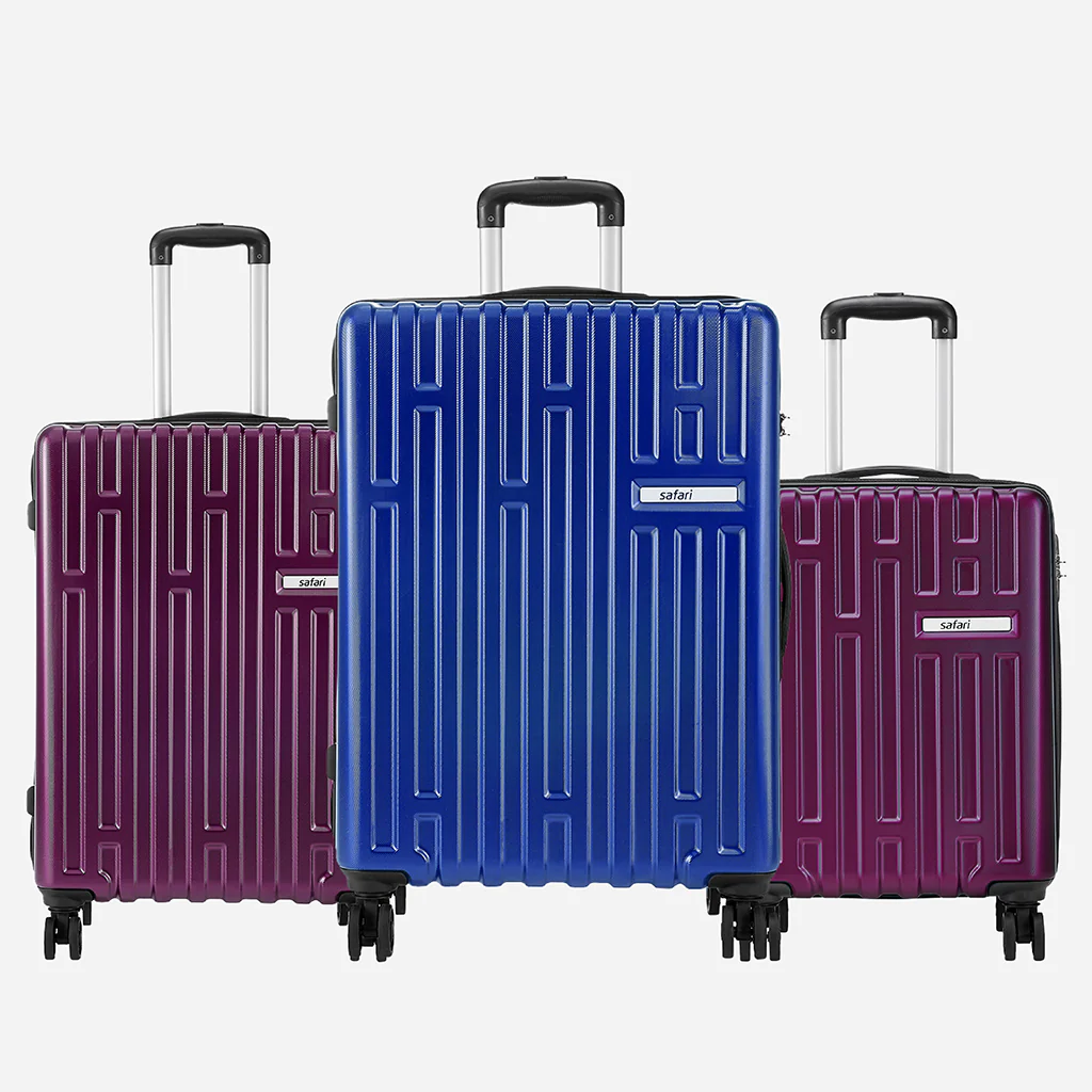 Safari Cargo Neo Set of 3 TSA Lock Trolley Bags with 360° Wheels - Image 9