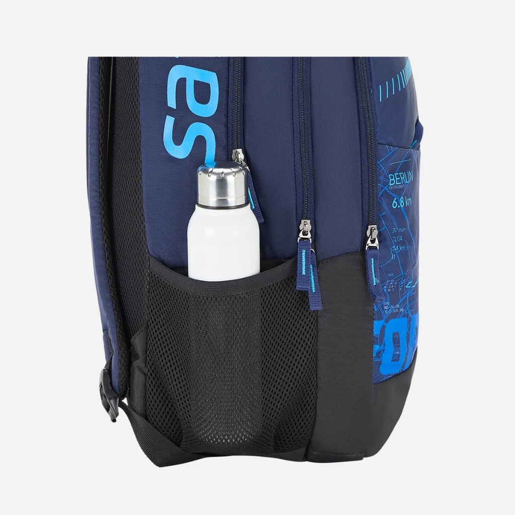 Safari Chase 104 Superior 26.8L Superior Blue Laptop Backpack with Easy Access Pockets - Image 4
