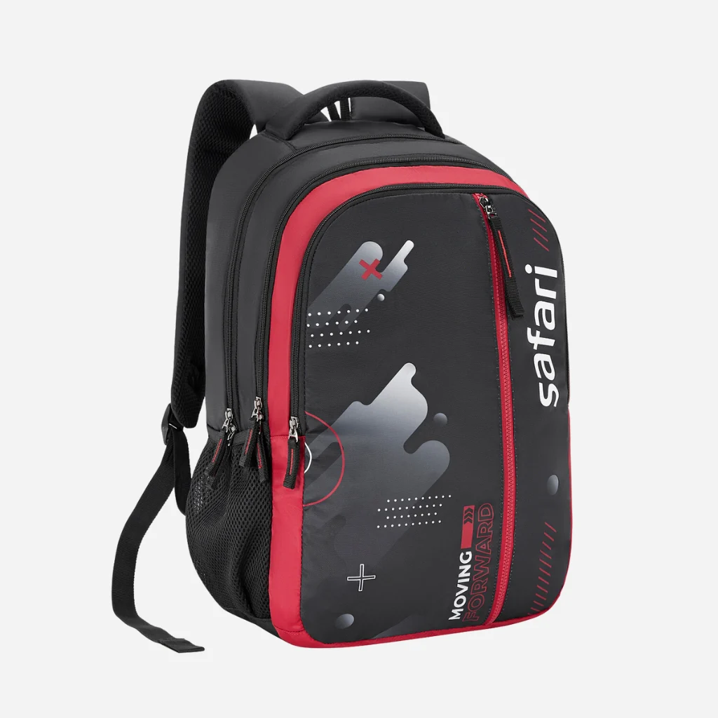 Safari Chase 104 Superior 30L Superior Red Laptop Backpack with Easy Access Pockets - Image 3