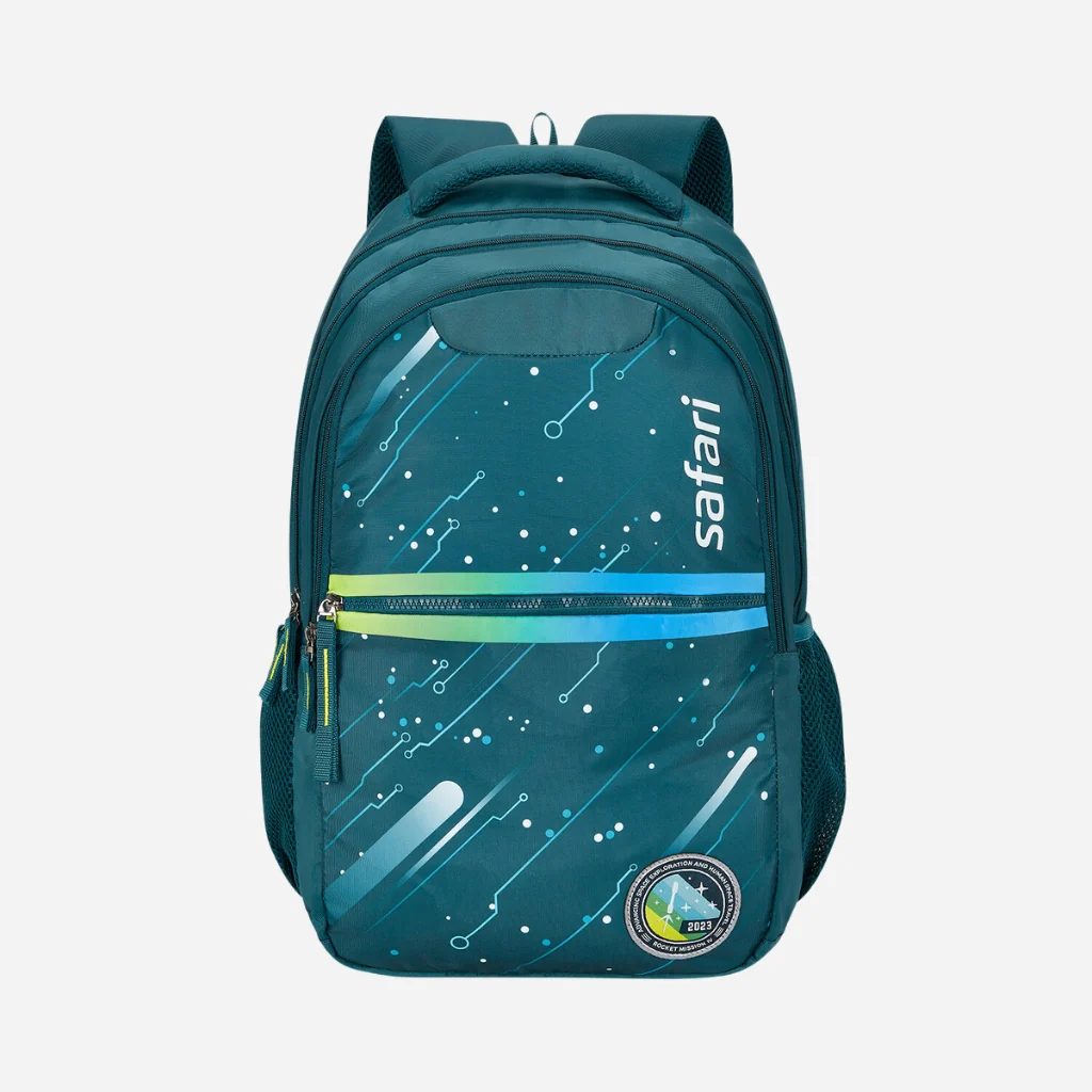 Safari Chase 104 Superior 26.8L Yellow Laptop Backpack with Laptop Sleeve & Easy Access Pockets - Image 2