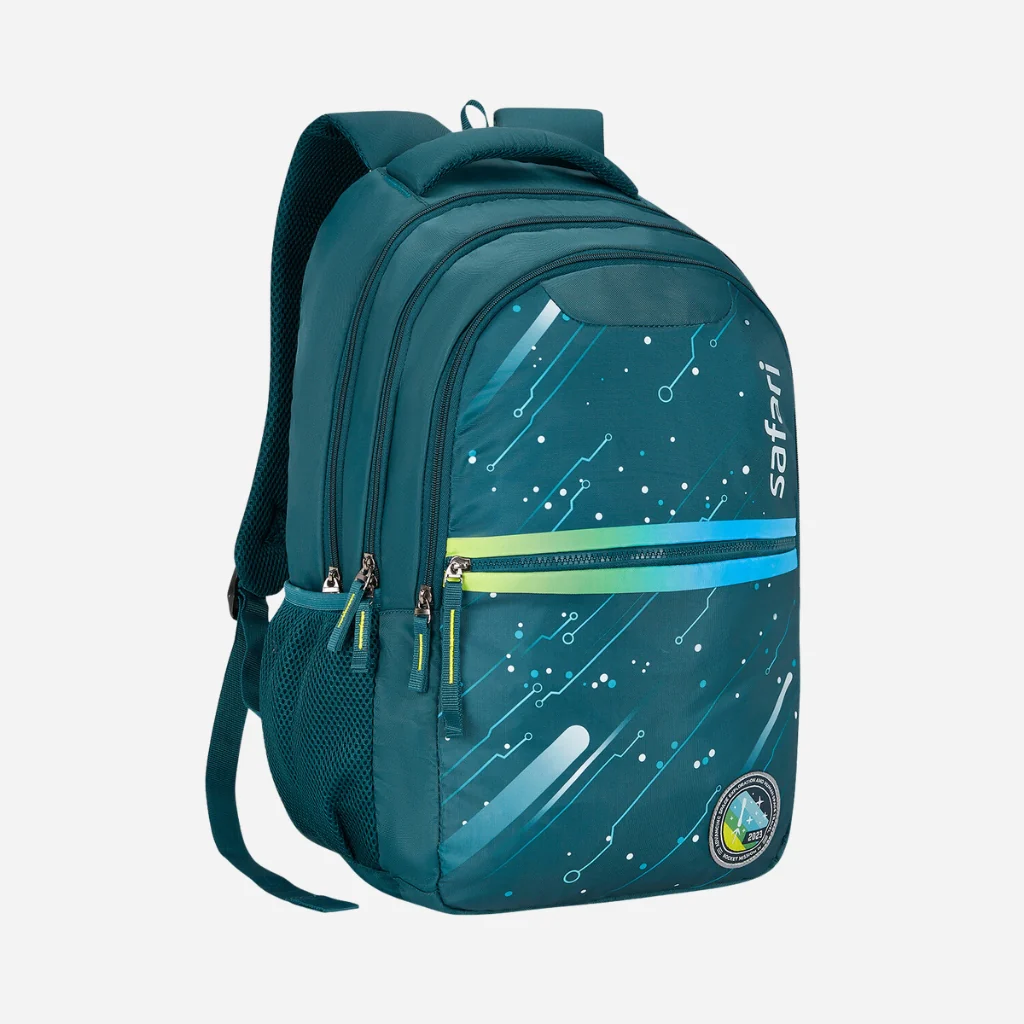 Safari Chase 104 Superior 26.8L Yellow Laptop Backpack with Laptop Sleeve & Easy Access Pockets - Image 3