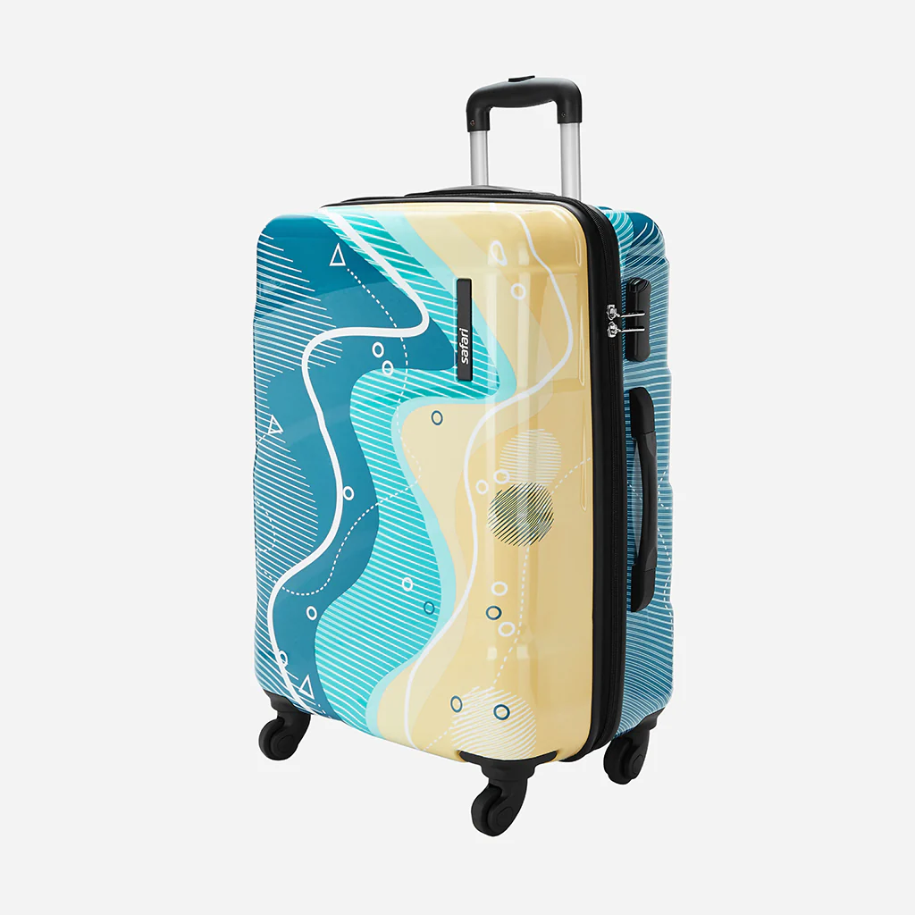 Safari Coastline Set of 3 Printed Trolley Bags with 360° Wheels - Image 3