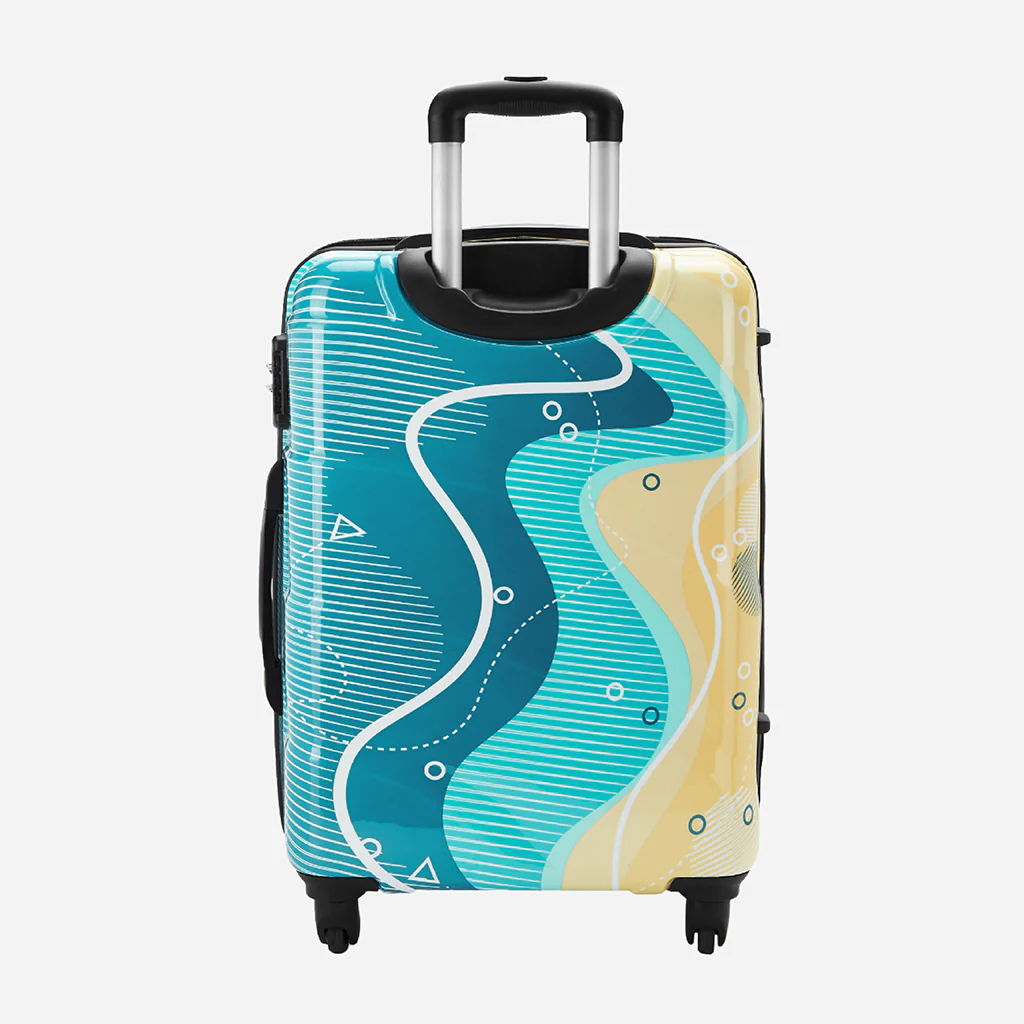 Safari Coastline Set of 3 Printed Trolley Bags with 360° Wheels - Image 5