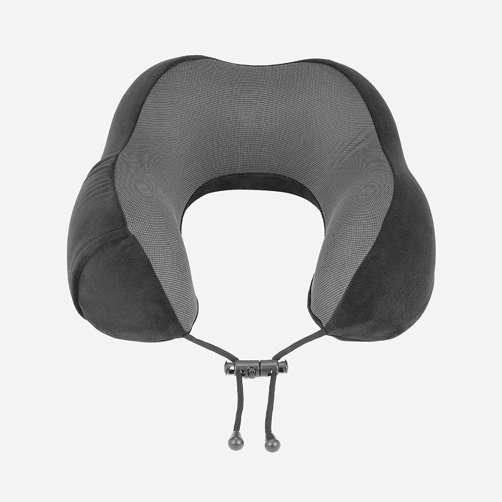 Safari Curve Ergonomic Neckpillow with Removable Cover - Black - Image 2