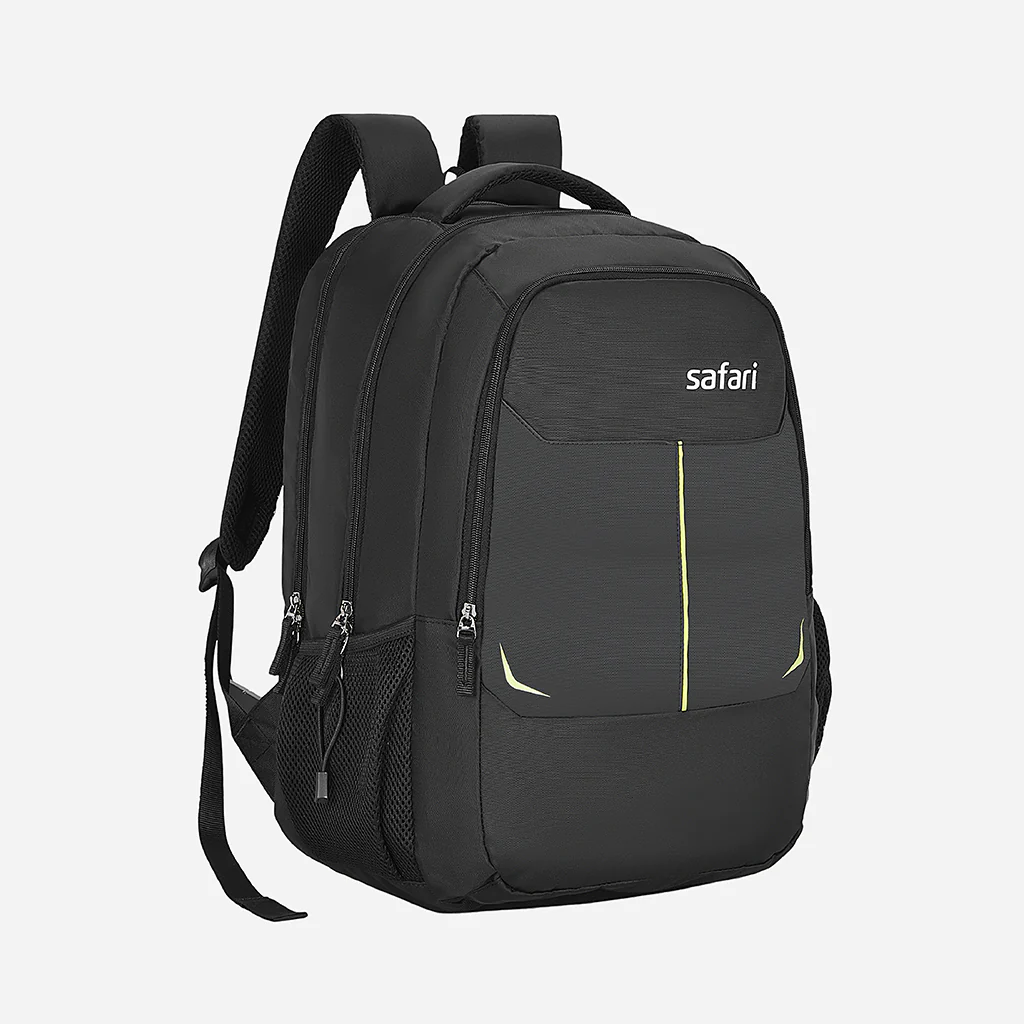 Safari Delta Plus 3 36L Black Backpack with Rain cover and Easy Access Pockets - Image 4