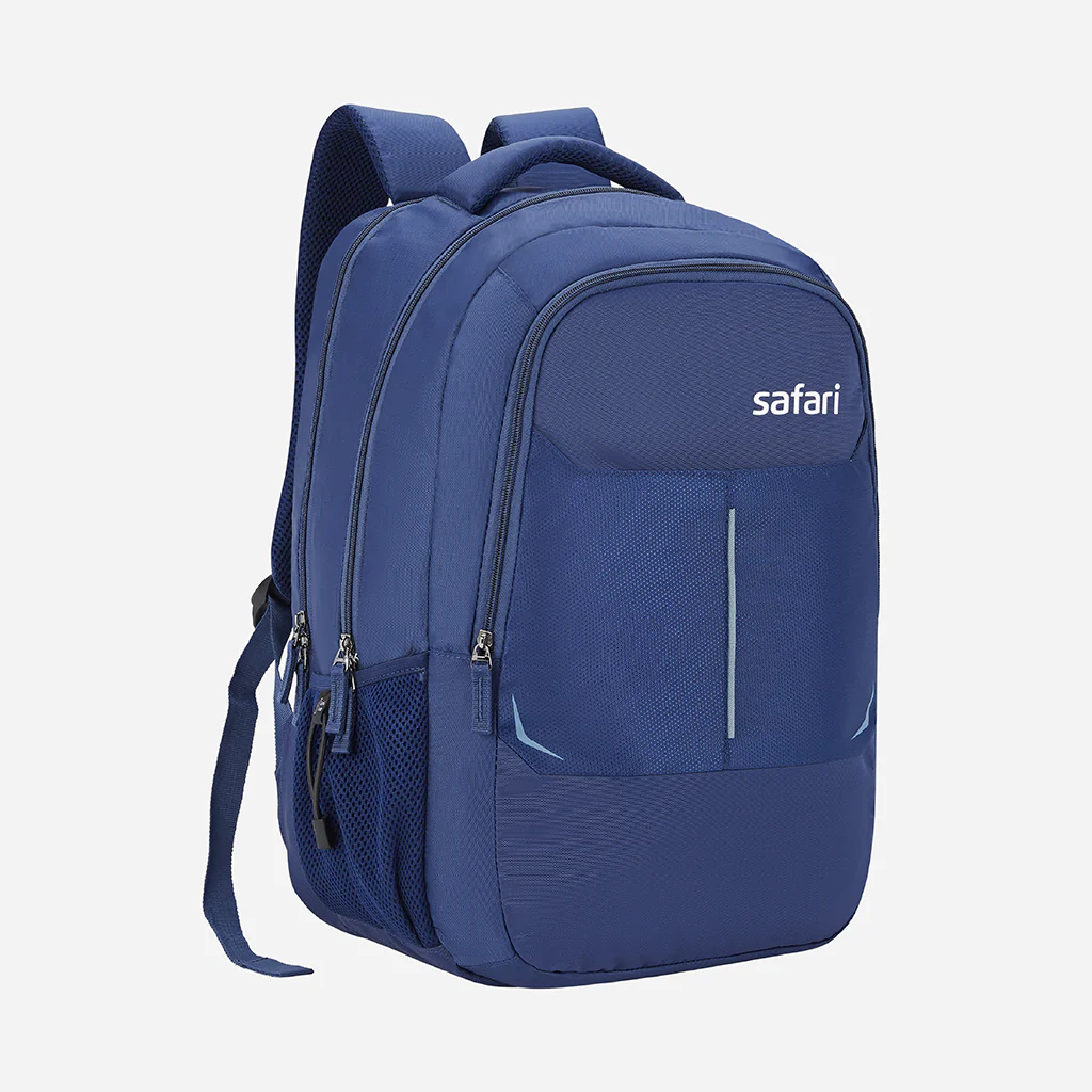 Safari Delta Plus 3 36L Blue Laptop Backpack with Raincover - Image 4
