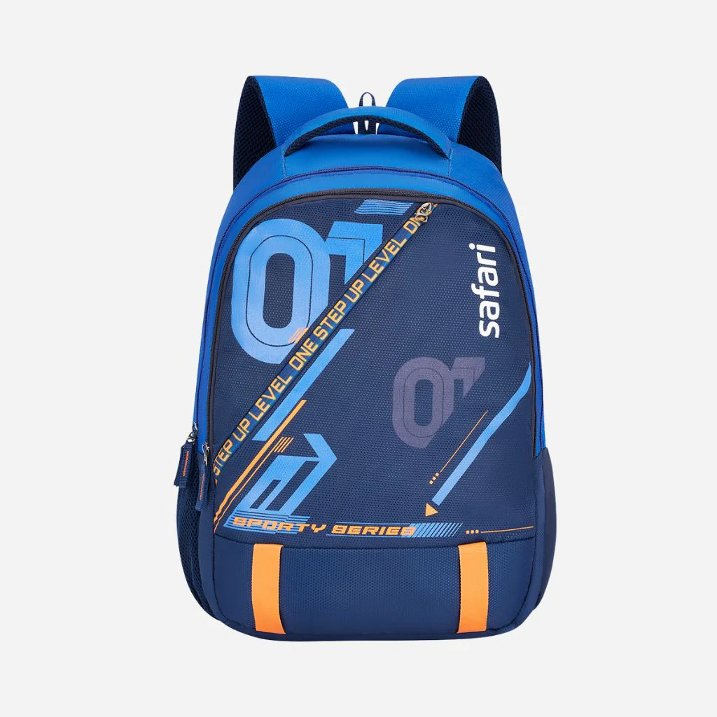 Duo 15 32L Blue School Backpack with Easy Access Pockets - Image 2
