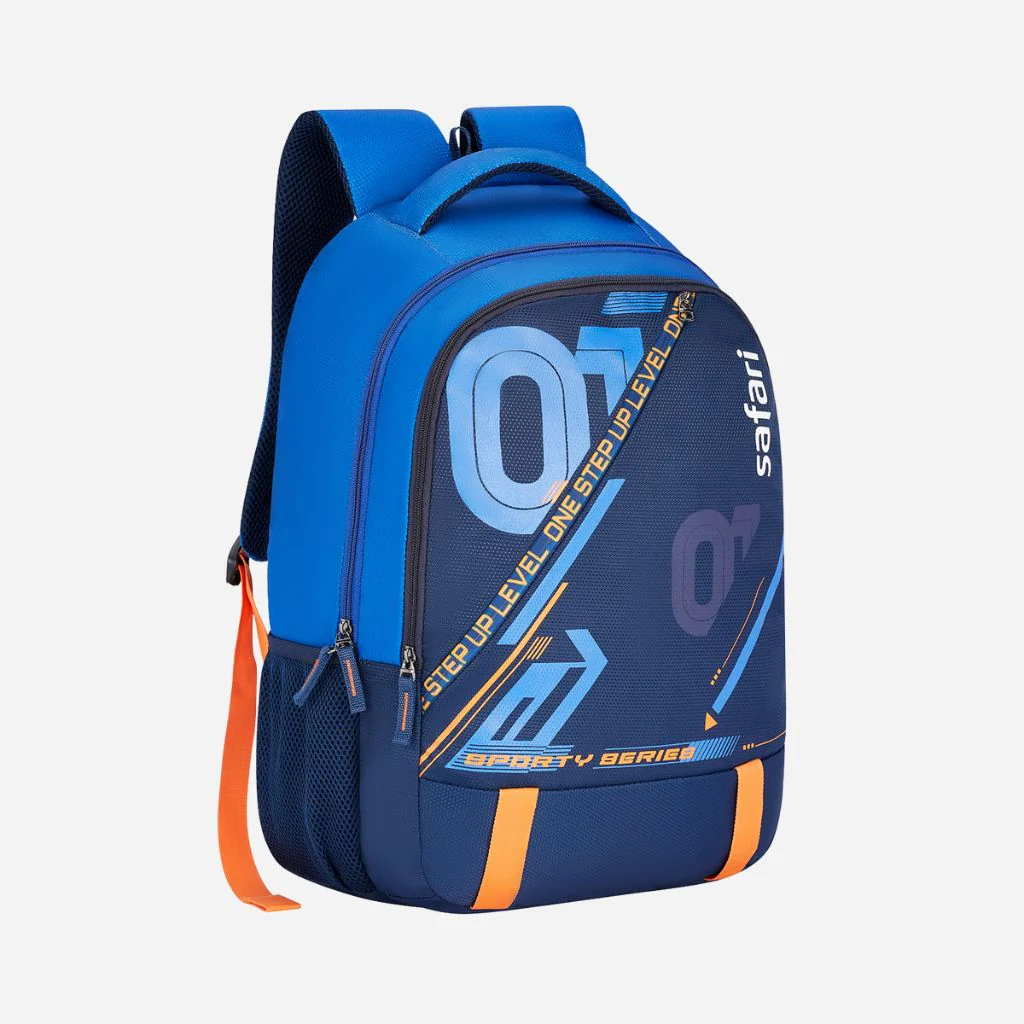 Duo 15 32L Blue School Backpack with Easy Access Pockets - Image 3