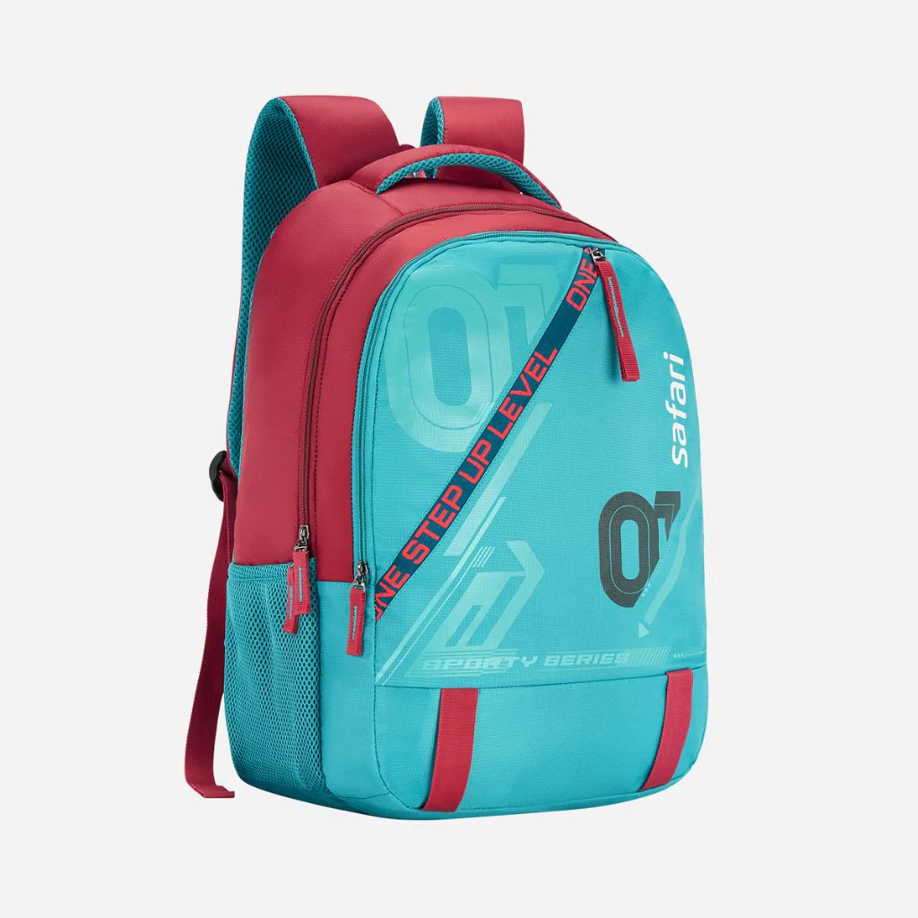 Duo 15 32L Teal School Backpack with Easy Access Pockets - Image 3