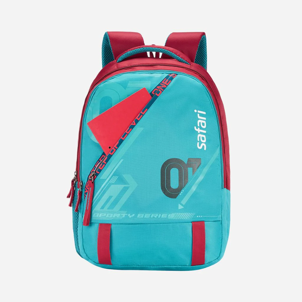 Duo 15 32L Teal School Backpack with Easy Access Pockets - Image 7