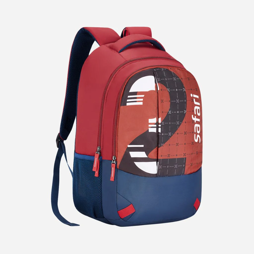 Duo 16 32L Red School Backpack with Easy Access Pockets - Image 3