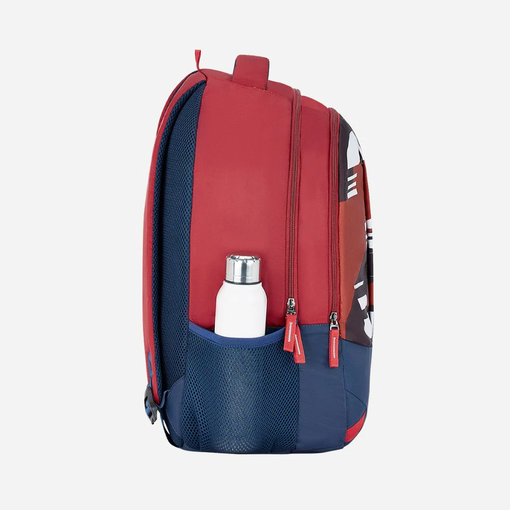Duo 16 32L Red School Backpack with Easy Access Pockets - Image 5