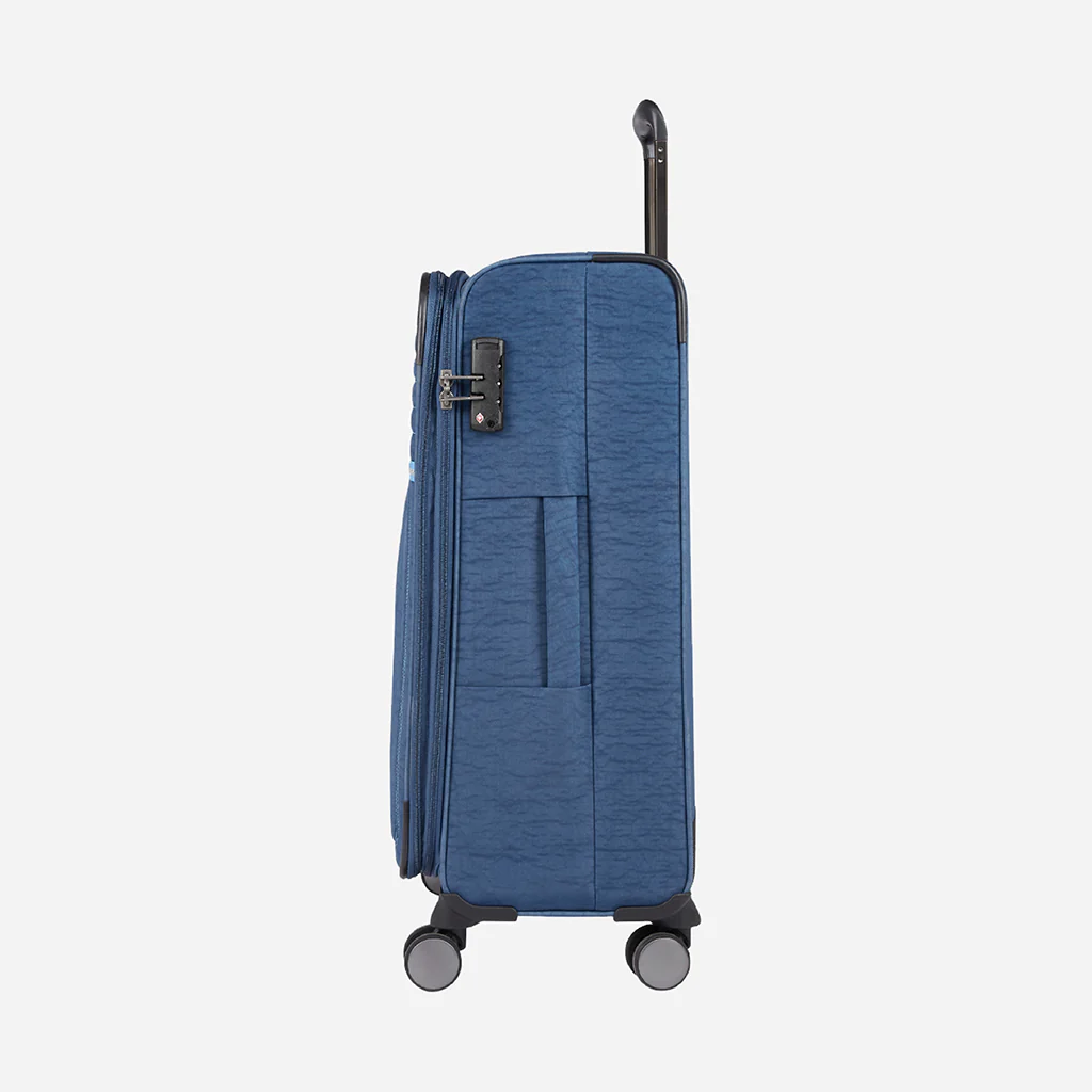 Safari Duvet Anti Theft Blue Trolley Bag with Dual Wheels & TSA lock - Image 12