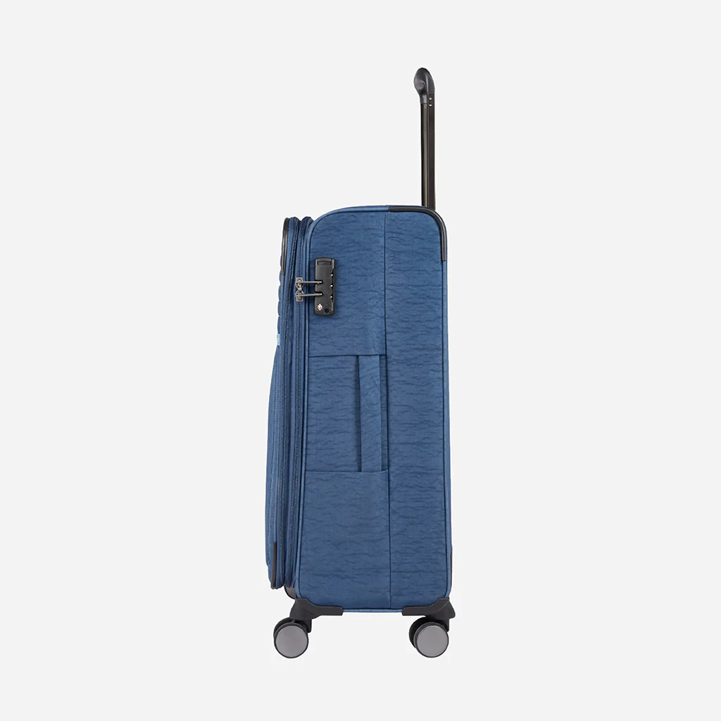 Safari Duvet Anti Theft Blue Trolley Bag with Dual Wheels & TSA lock - Image 5