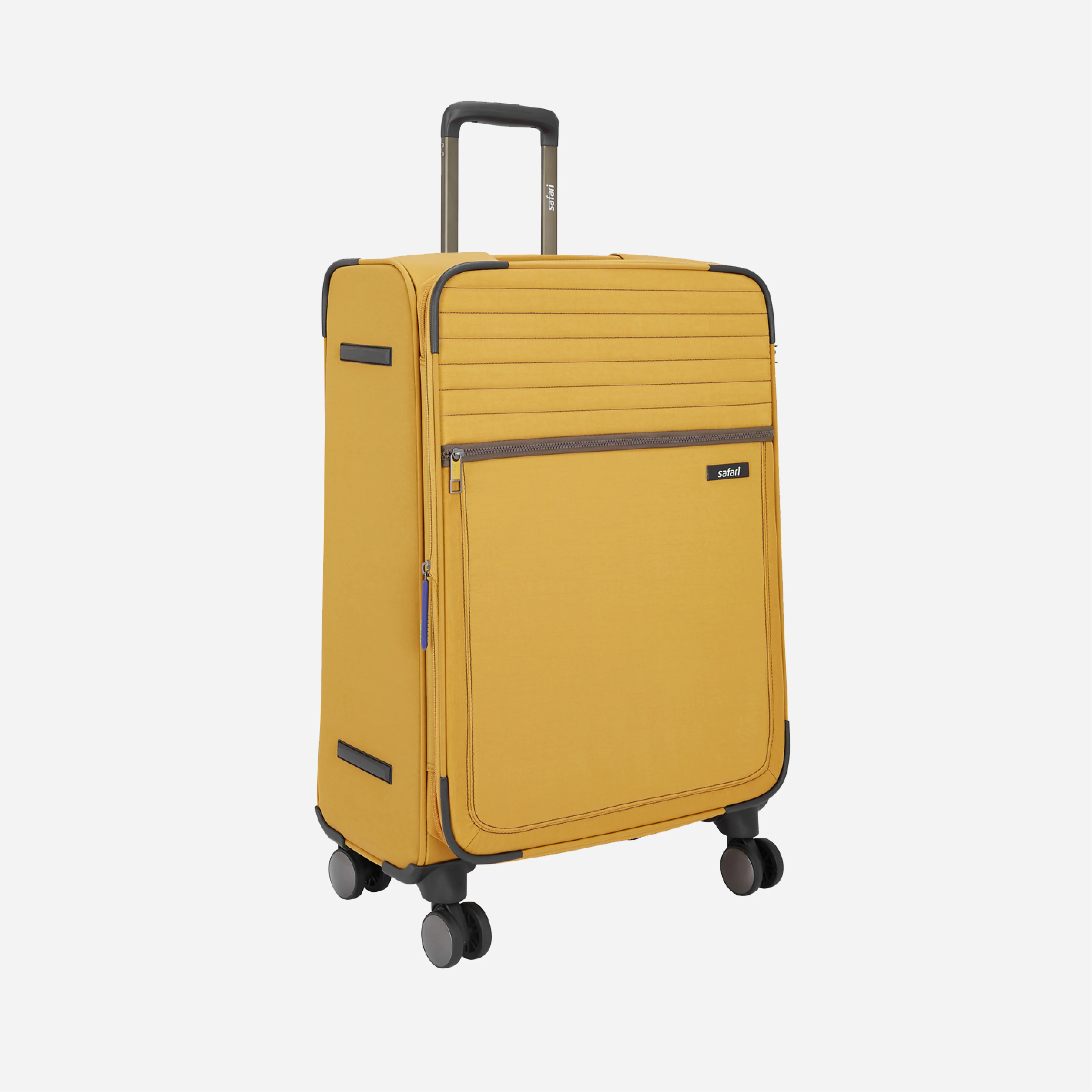 Safari Duvet Yellow Trolley Bag with Dual Wheels & TSA lock - Image 10