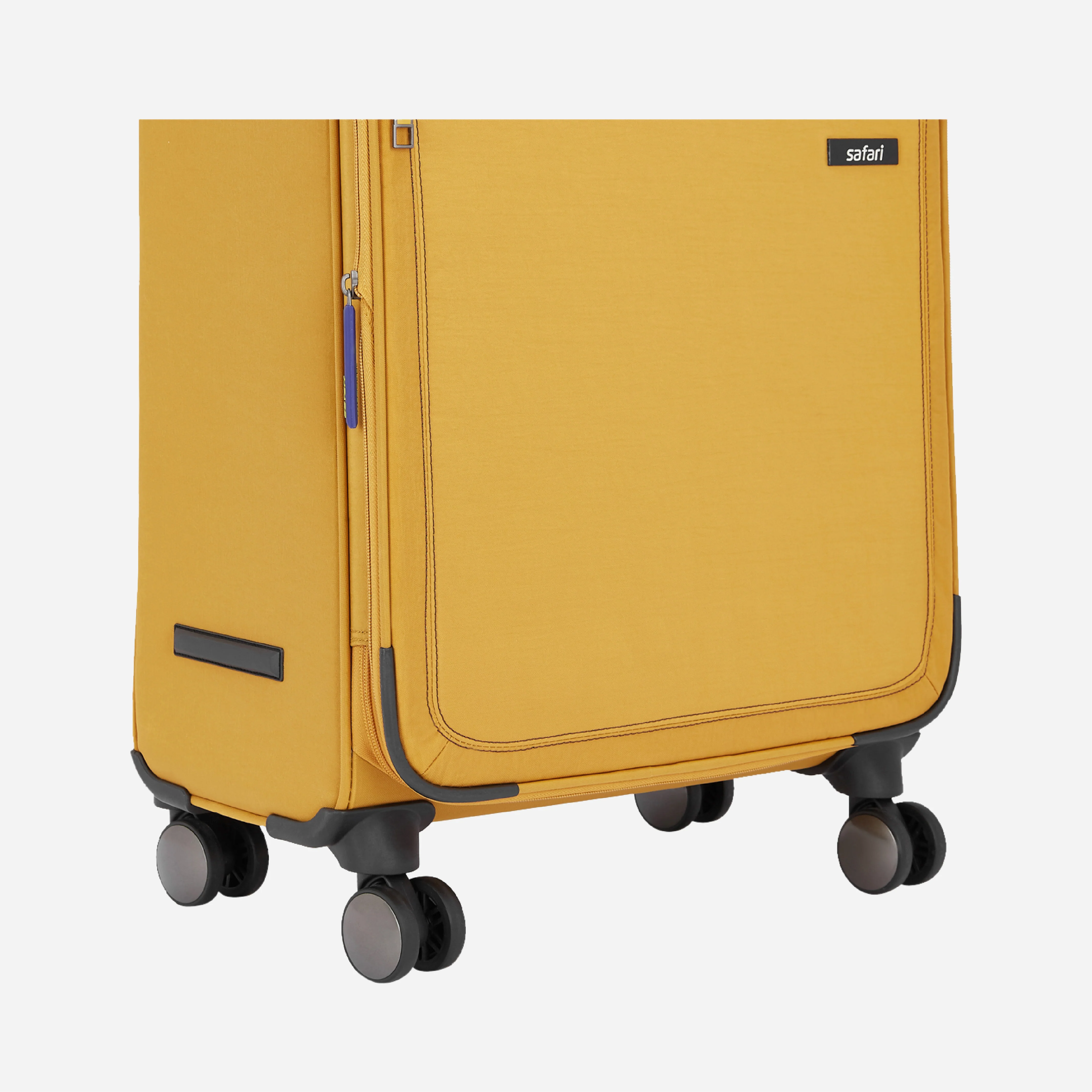 Safari Duvet Yellow Trolley Bag with Dual Wheels & TSA lock - Image 13