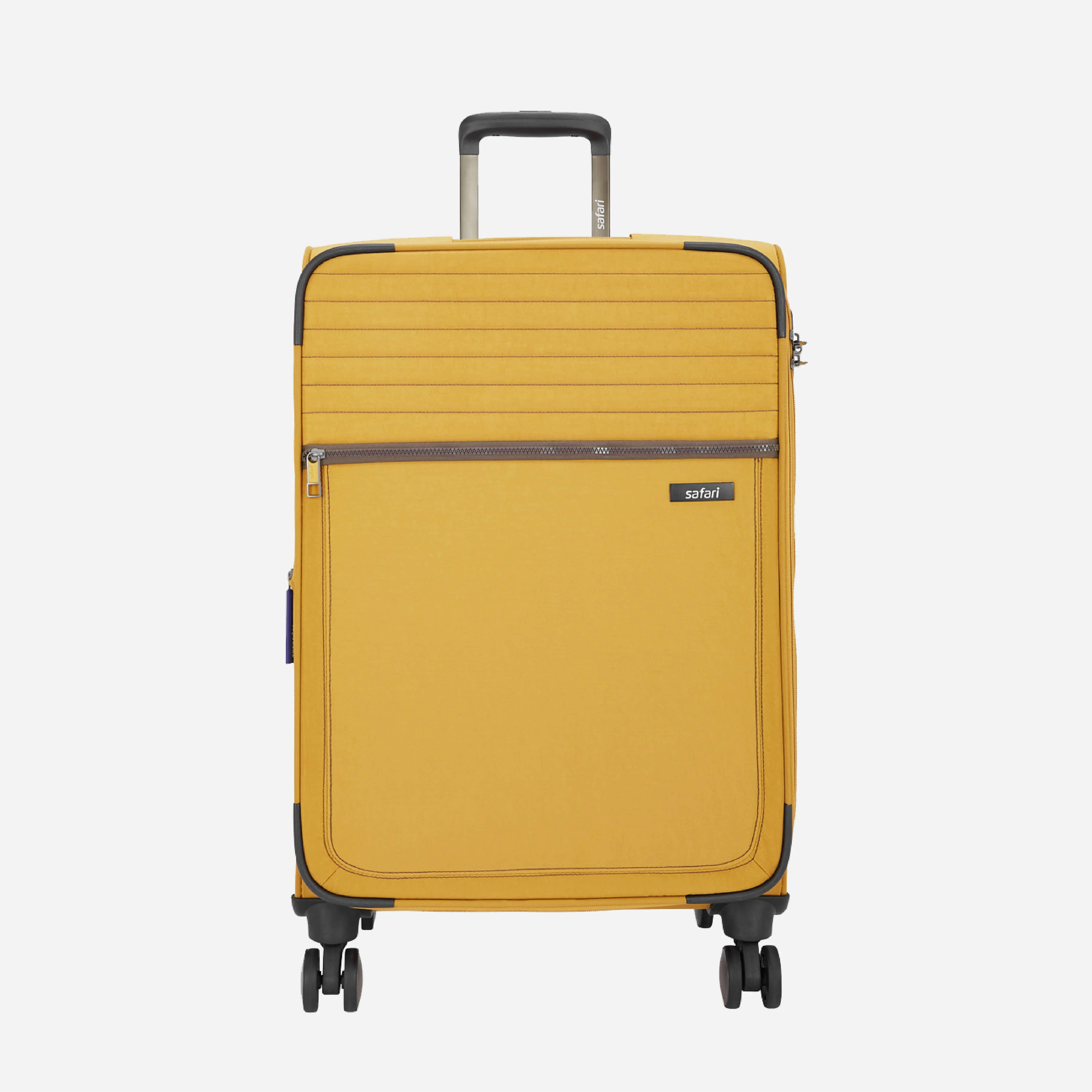 Safari Duvet Yellow Trolley Bag with Dual Wheels & TSA lock - Image 16
