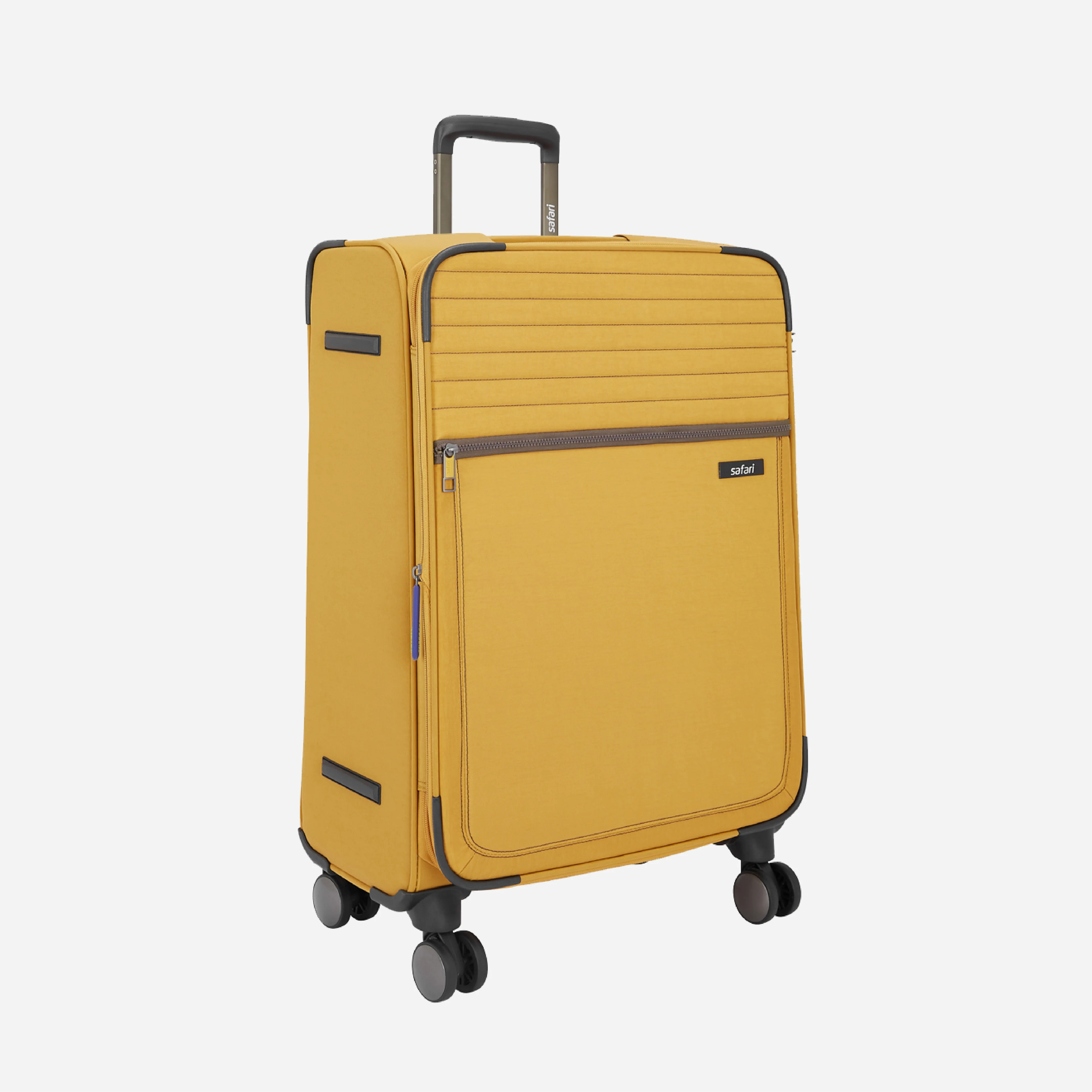 Safari Duvet Yellow Trolley Bag with Dual Wheels & TSA lock - Image 17