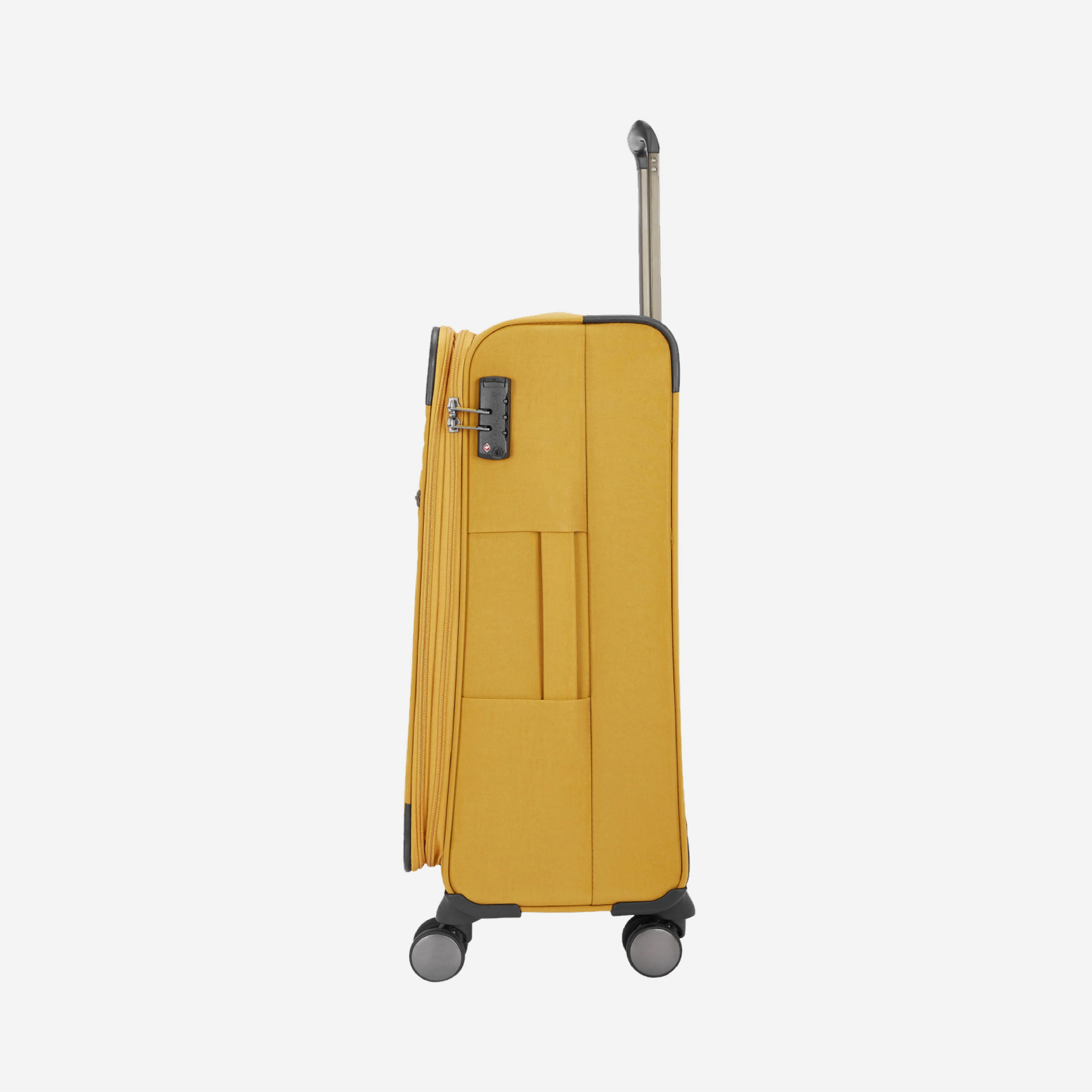 Safari Duvet Yellow Trolley Bag with Dual Wheels & TSA lock - Image 5