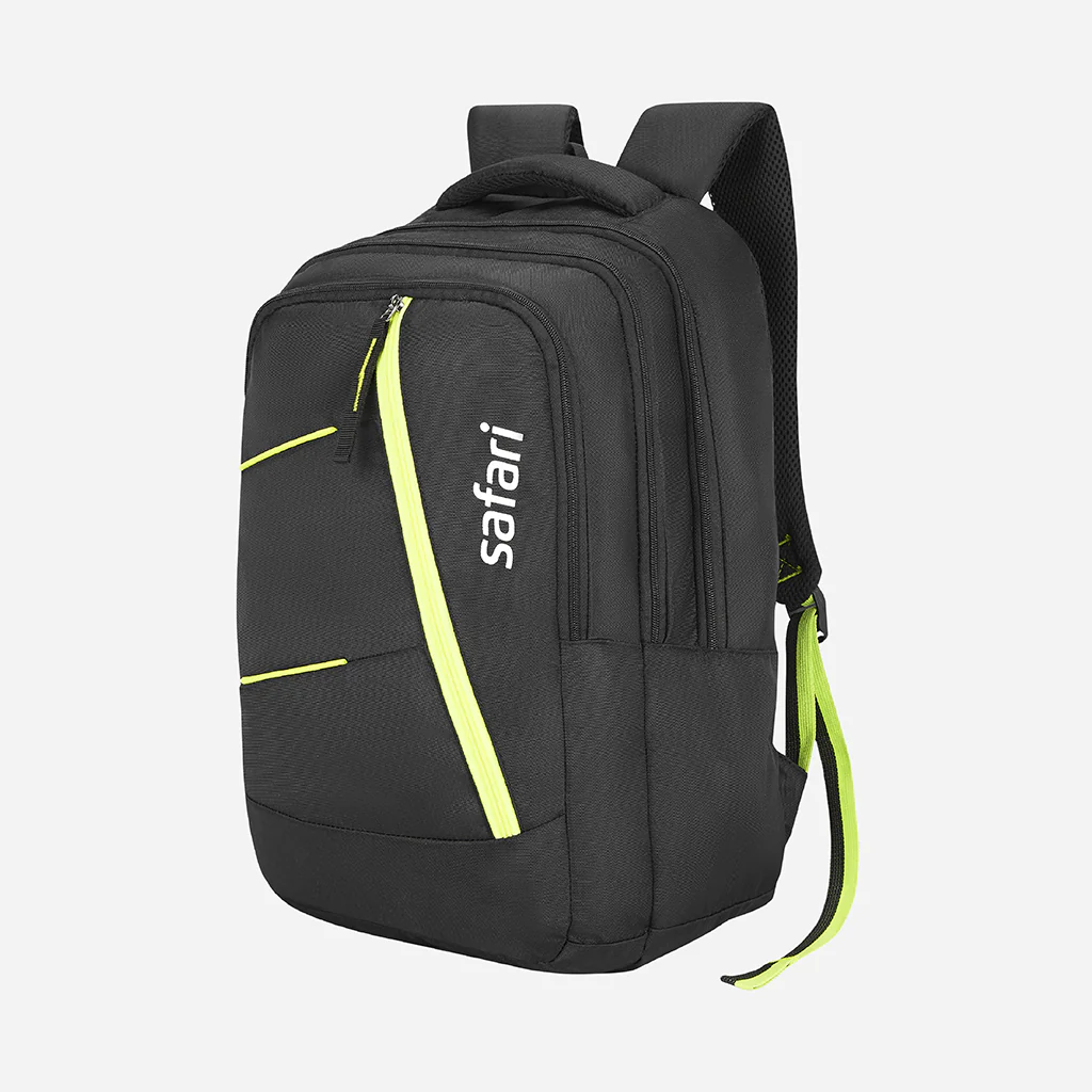 Safari Echo 37L Black School Backpack with Easy Access Pockets